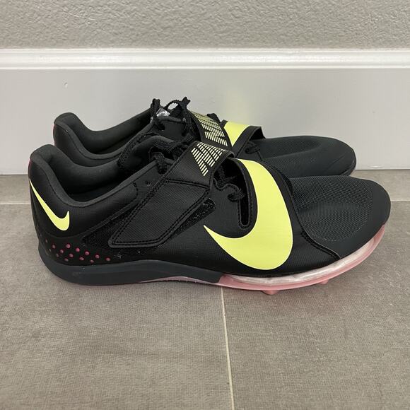 Nike Air Zoom LJ Elite Mens 10 Black Long Jump Track & Field Shoes CT0079-001 main image 6